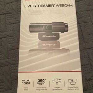 Live Streamer Webcam - Black